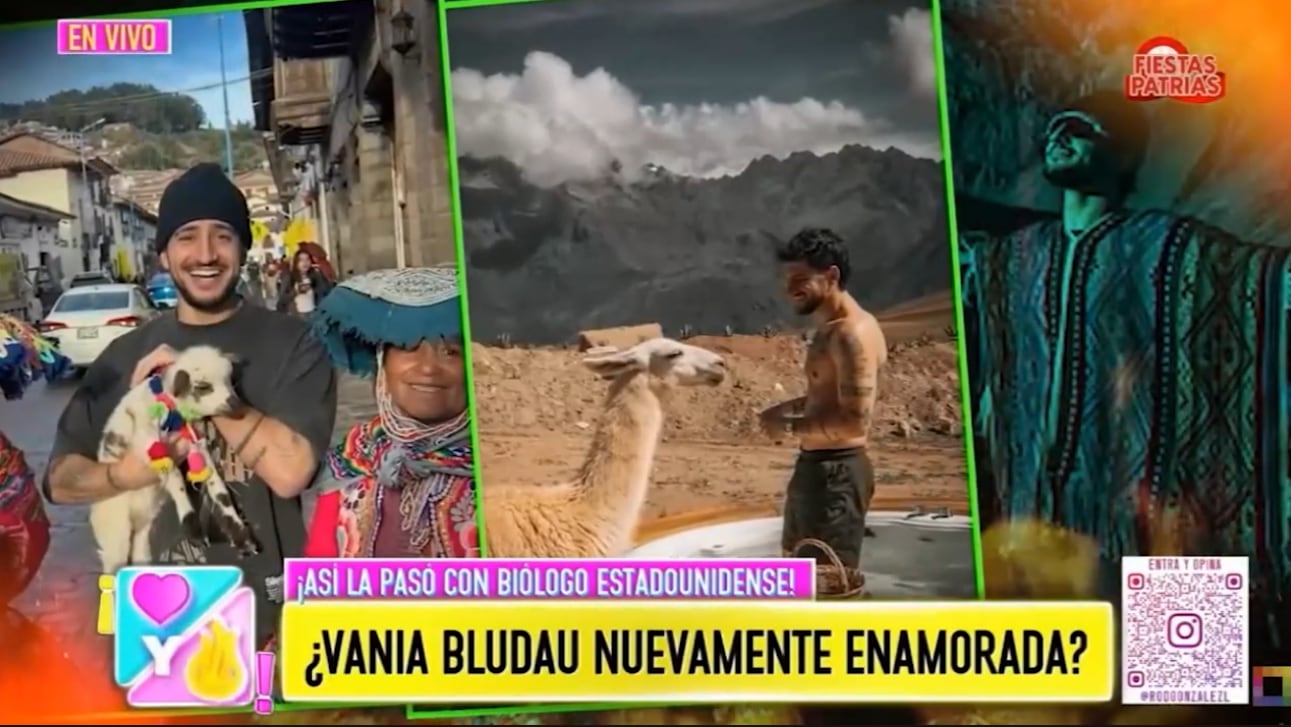 Galán de Vania Bludau ya conoce Perú y es biólogo de profesión.