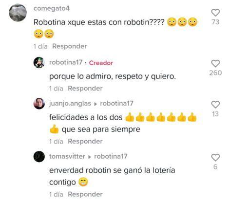 Robotina cuadra a seguidor que la acusó de usar a Robotín por fama