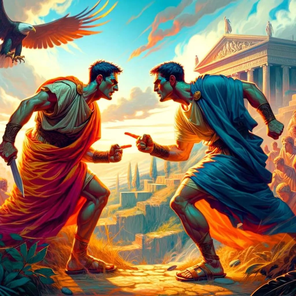 Rómulo y Remo. Foto: Internet.