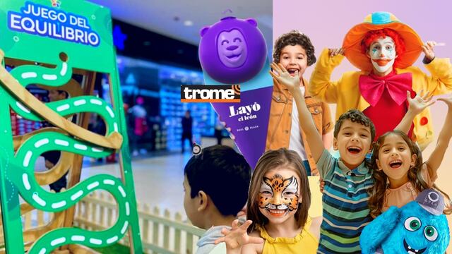 Centros comerciales con diversas ofertas y actividades para divertir a los niños. (Compos. Isabel Medina / Trome).
