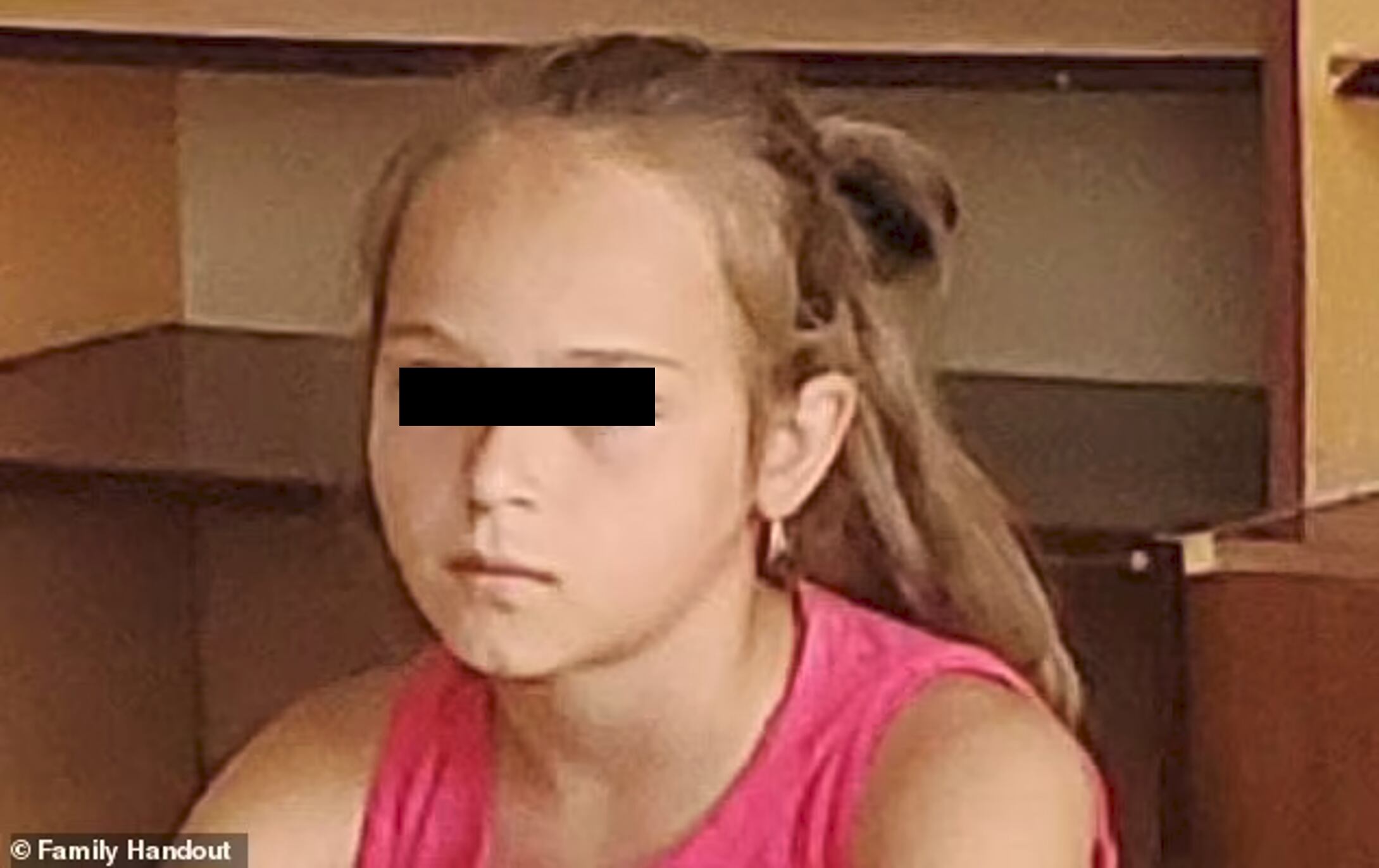 Fotografía de la pequeña Nastya, asesinada por las tropas rusas. (Foto: Twitter)