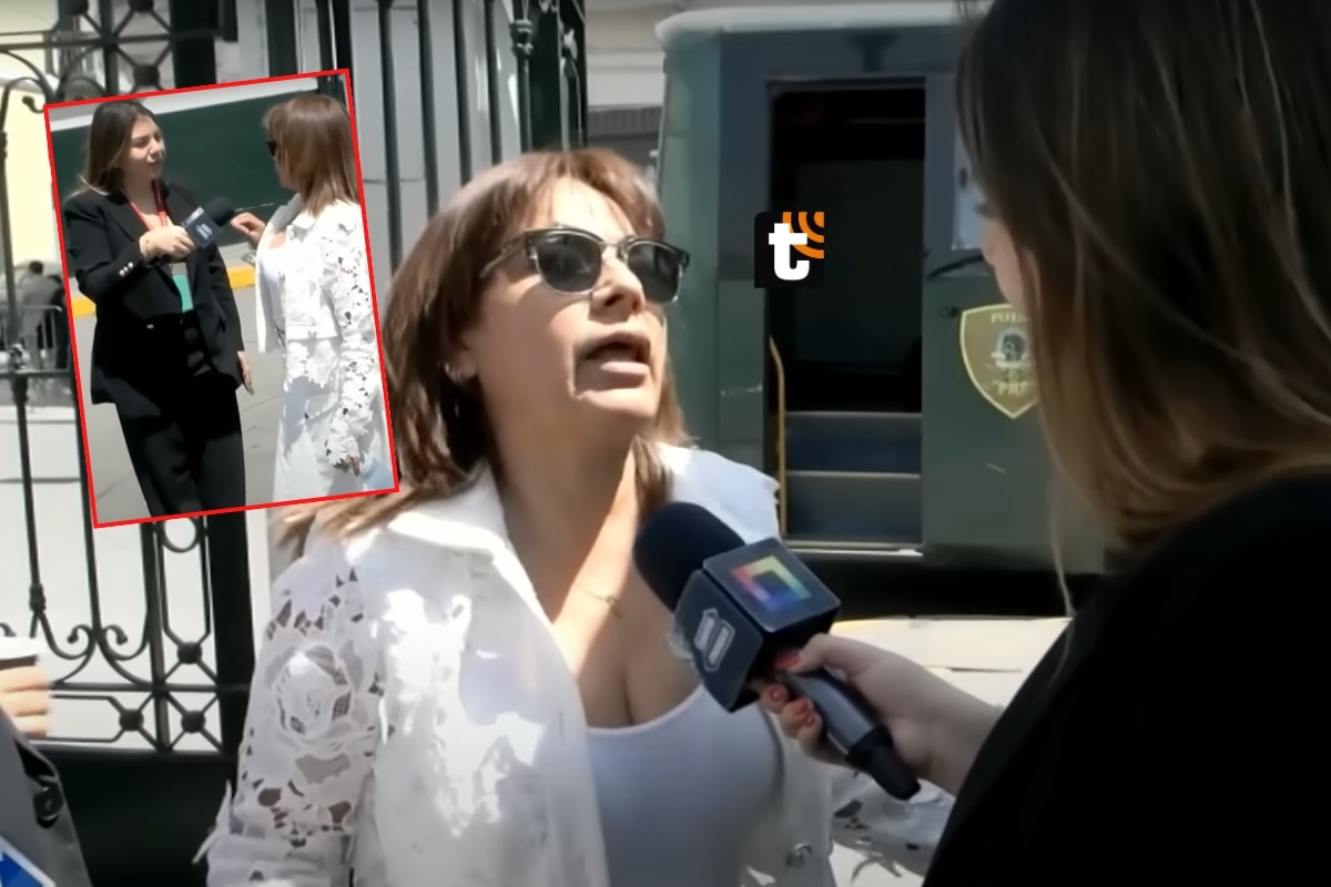 TROME - Parlamentaria de 'Podemos Perú' cuando amenazó a periodista de Willax.