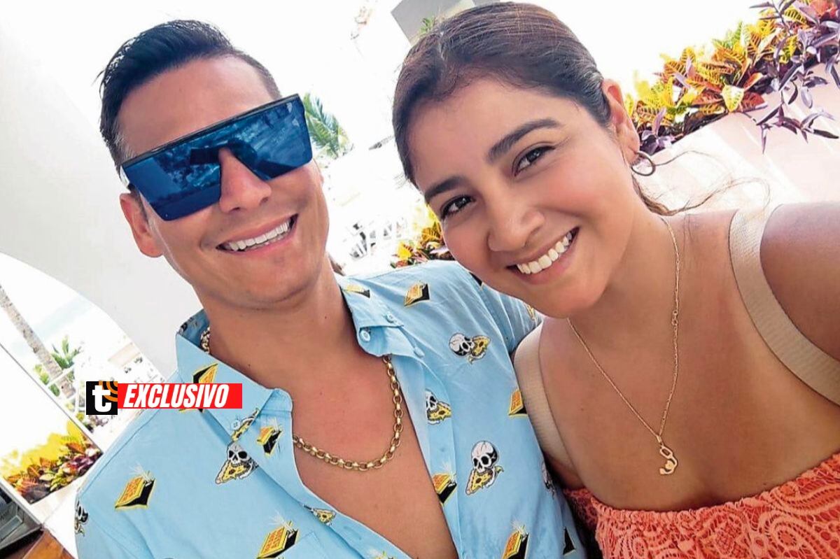 Luigui Carbajal y su esposa