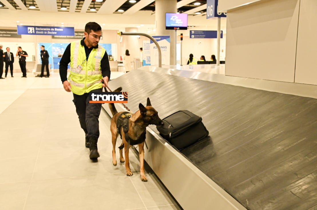 Canes K-9 Sunat y oficiales aduaneros trabajan juntos en servicio del país. (Entrevista: Isabel Medina / Trome).