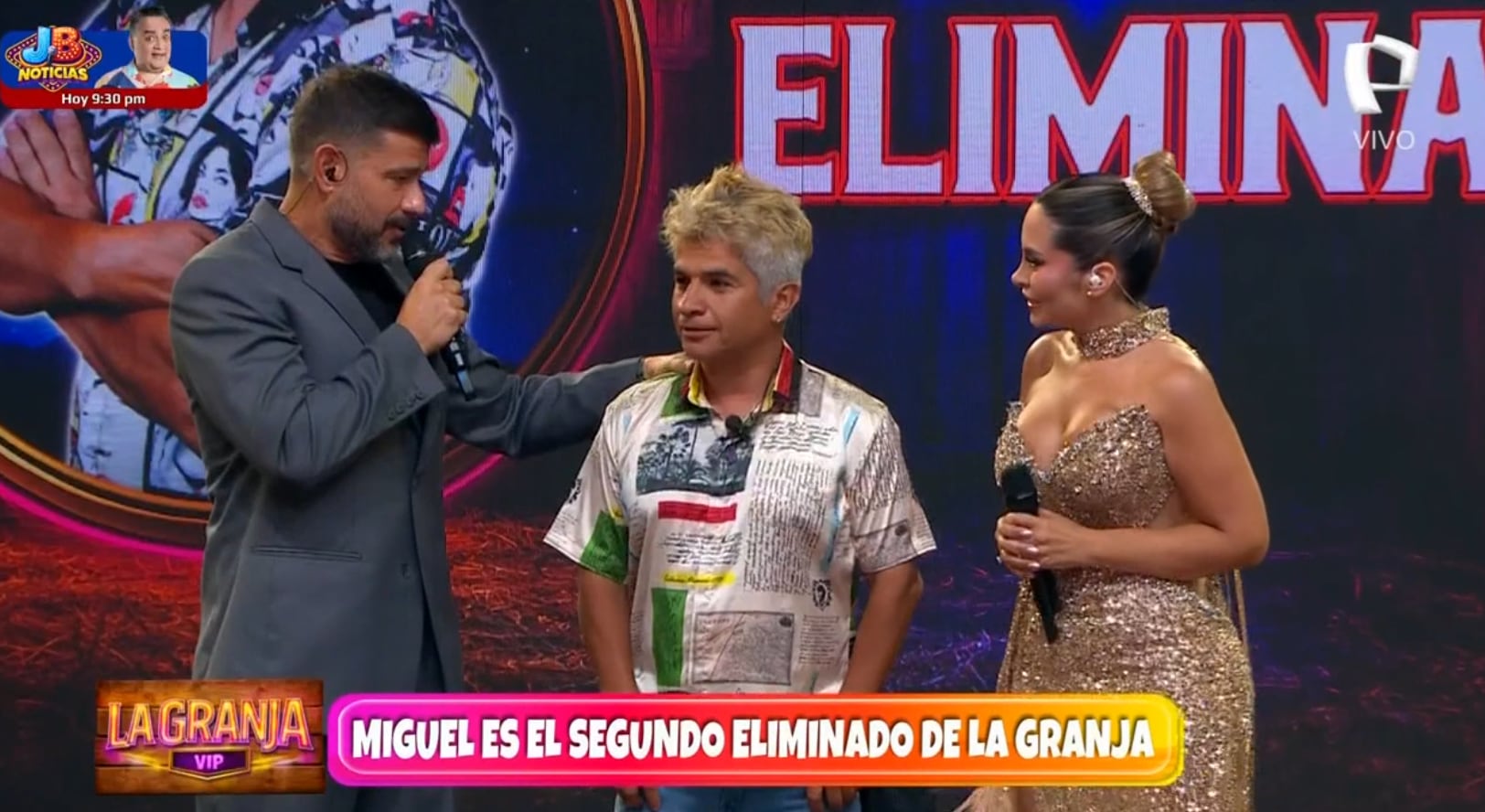 Miguel Vergara contento con su salida de 'La Granja vip'. Ya no quería seguir en el reality.