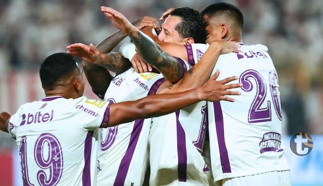Universitario festeja triunfo en el Monumental ante Juan Pablo II (Foto: GEC)