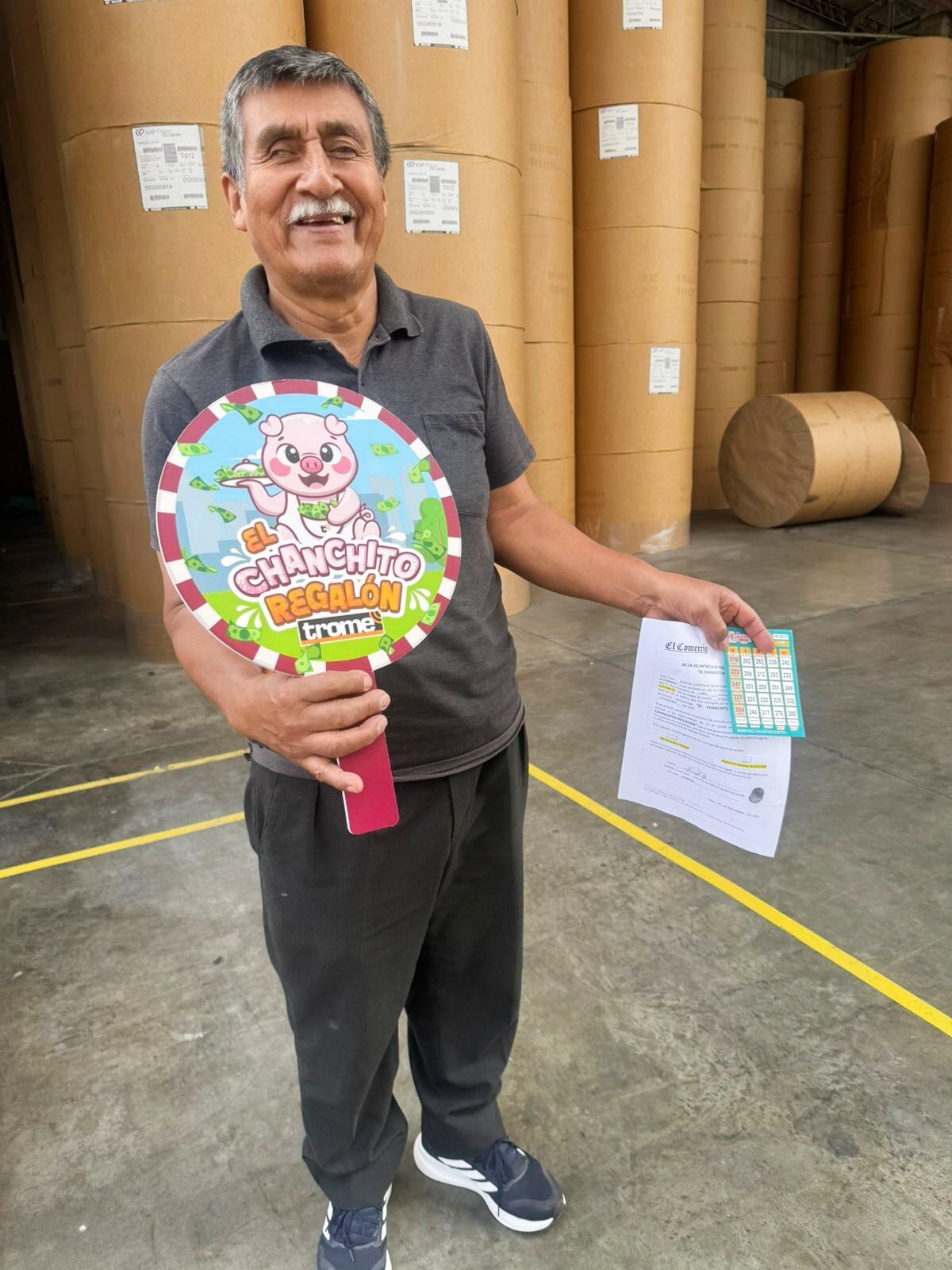 Ganador de los 30 mil soles del 'Chanchito Regalón' de Trome.