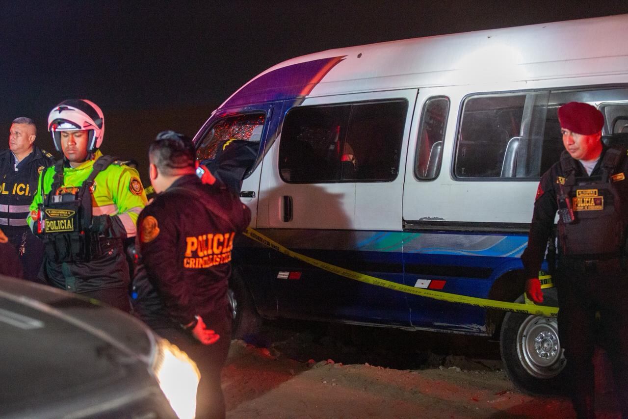 Nuevo hecho de sangre relacionado con el transporte público. (Foto: Fernando Sangama / @photo.gec)