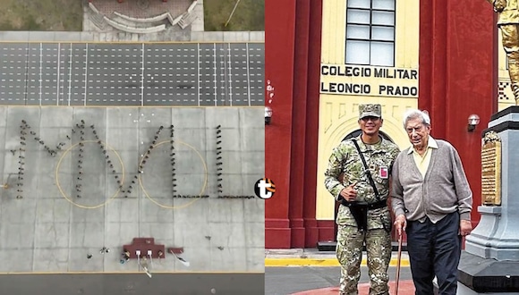 TROME |Colegio Leoncio Prado recuerda a Mario Vargas Llosa. Video: Canal N