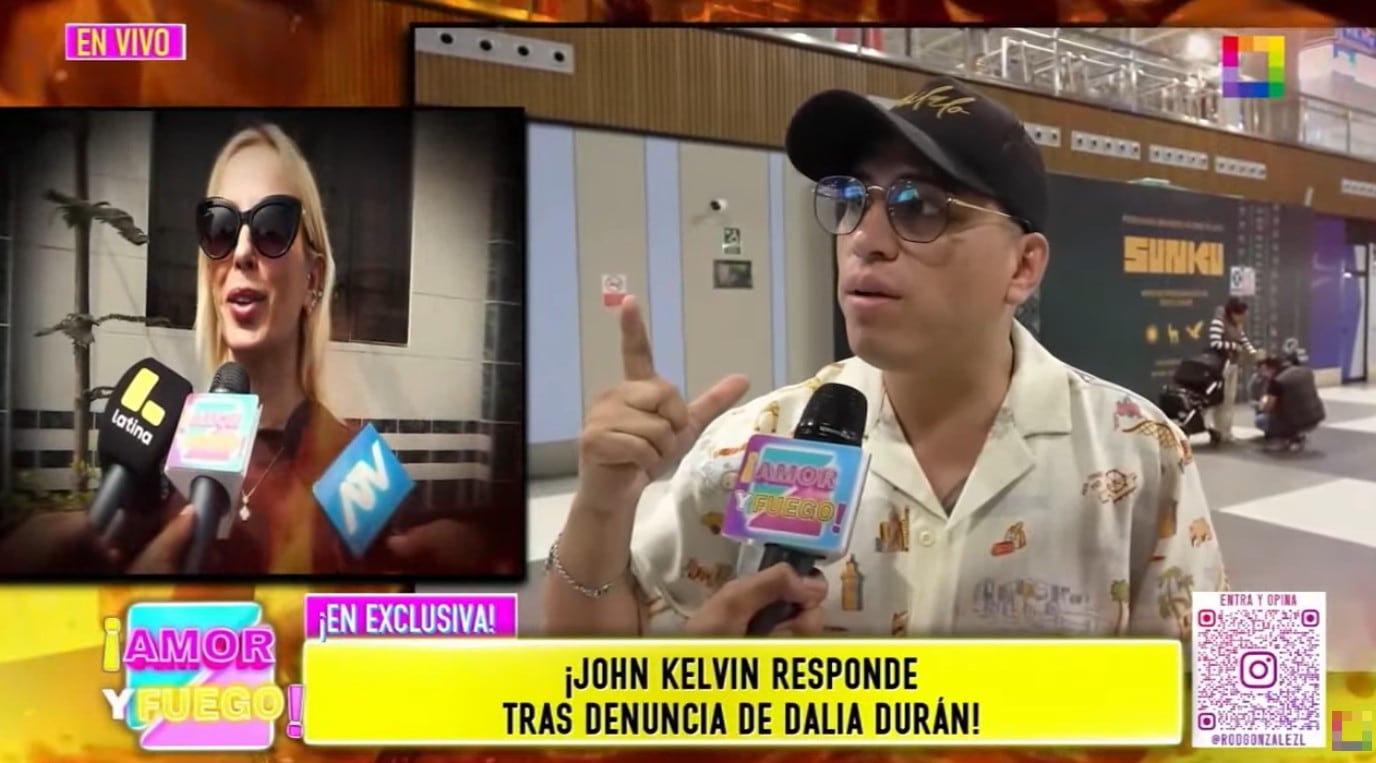 John Kelvin responde a las acusaciones de Dalia Durán.