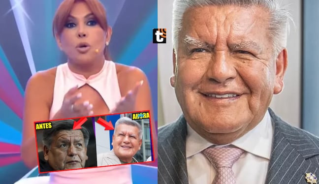 César Acuña deja en shock con sus ‘retoquitos’ en el rostro y Magaly lo destruye.