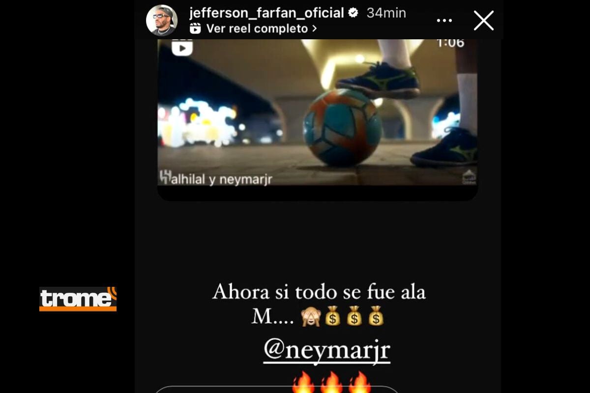 Jefferson Farfán compartió mensaje en sus redes sociales (Foto: Jefferson_Farfán_oficial)