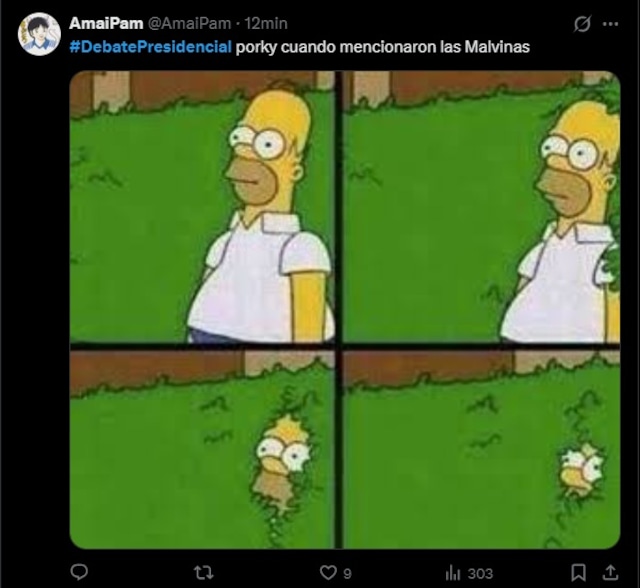 No te pierdas los mejores memes del debate presidencial. (Twitter, 'X')