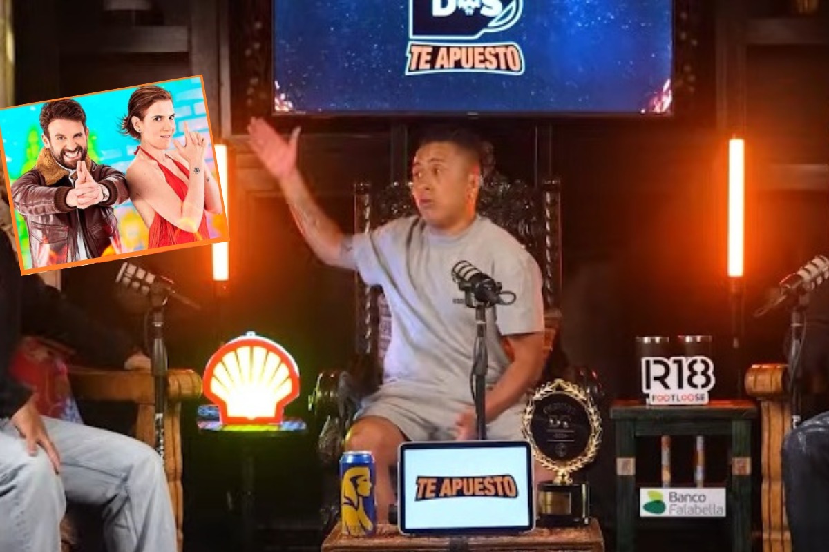 En su presentación en Enfocados, Christian Cueva le pidió disculpas a Rodrigo González y Gigi Mitre. (Enfocados / Willax)