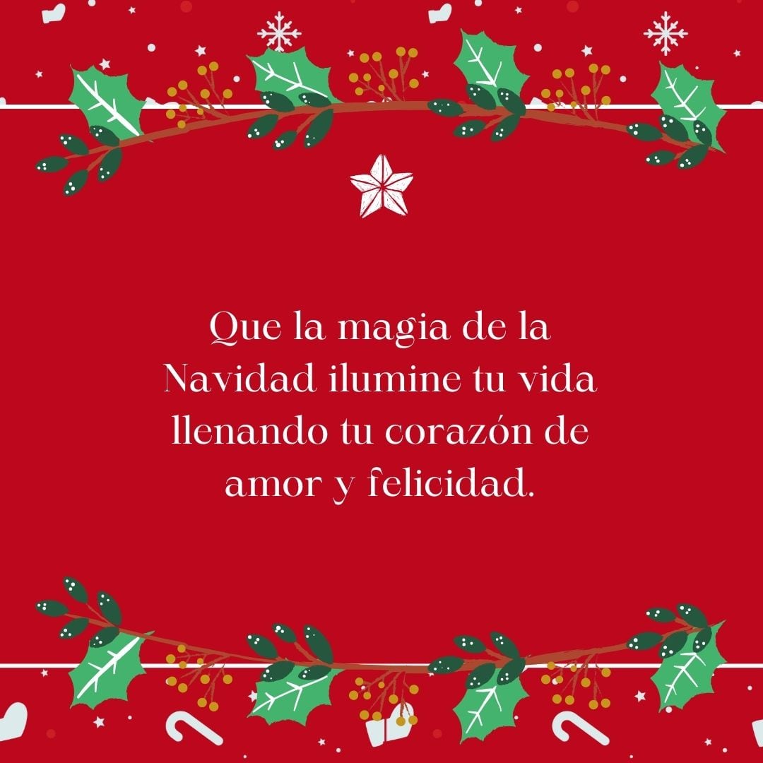 Frase para felicitar en Navidad a tus amigos y familiares. (Foto: MAG)