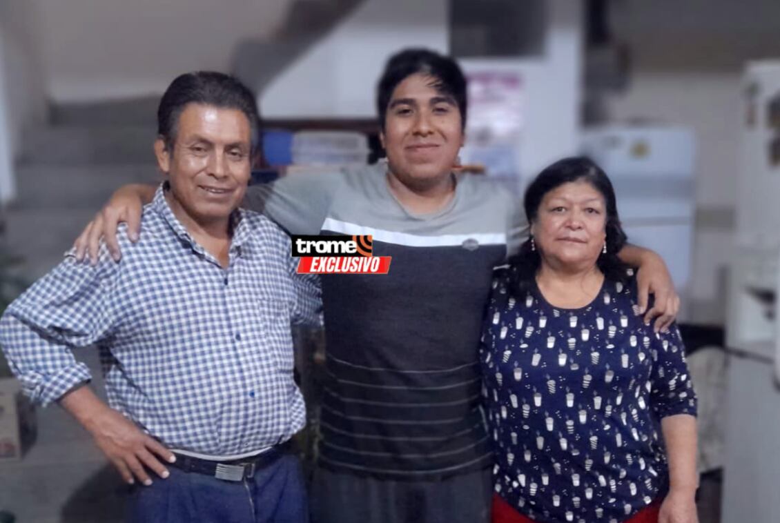 Sus padres lo apoyaron. La familia de Fabián celebra el ingreso de su hijo a Medicina en primer puesto del cómputo general en admisión 2025 UNFV. (Entrevista: Isabel Medina / Trome).