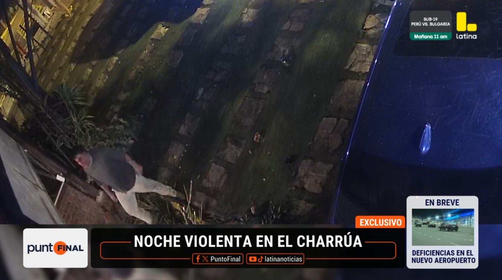 Tras estrellar su auto, Miguel Ángel Requejo Astocóndor siguió retando a los heridos y afectados.