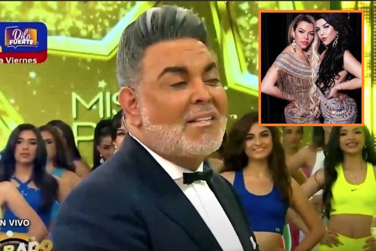 Andrés Hurtado bromeó sobre sus hijas Génesis y Josetty. (Captura Panamericana / Redes sociales)