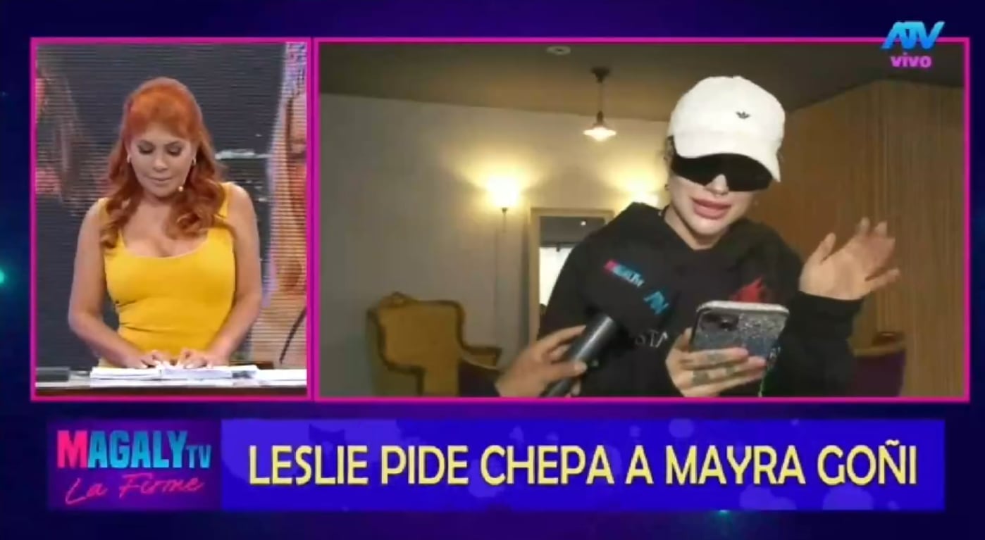 Leslie Shaw se disculpa por Mayra Goñi tras carta notarial.