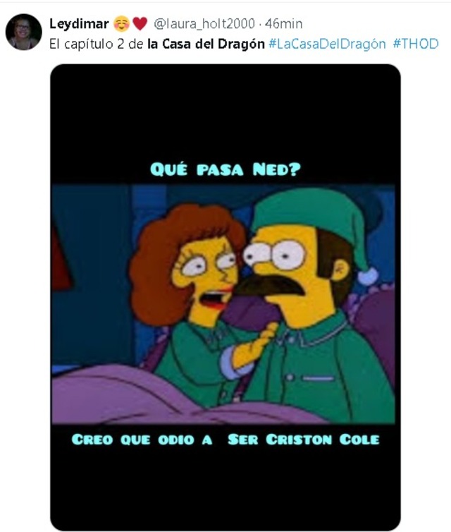 No pararás de reir con los mejores memes de House of the Dragon 2x02