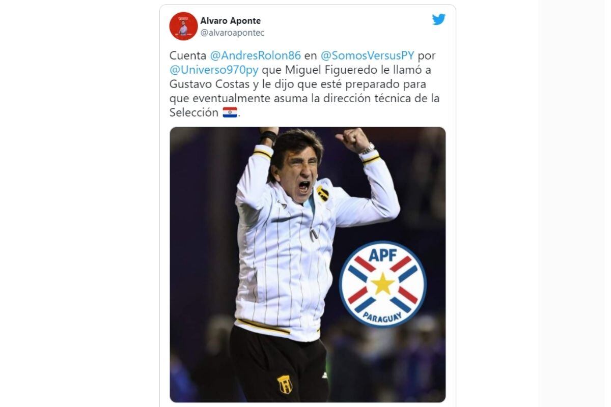 Prensa de Paraguay revela acercamiento de DT argentino. (Captura)