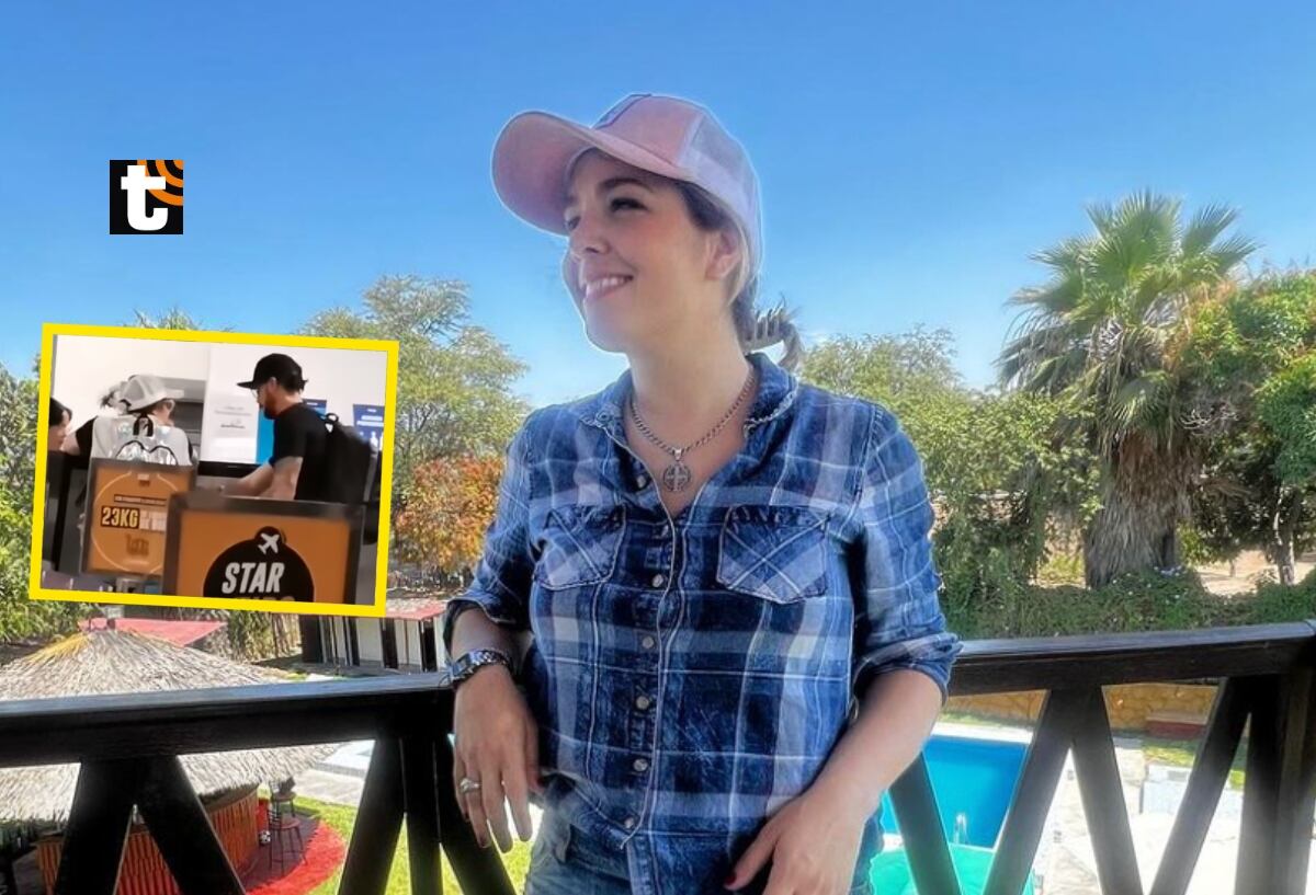 Yiddá Eslava es ampayada en aeropuerto de Chiclayo