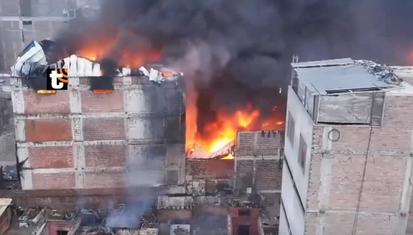Incendio en Centro Lima