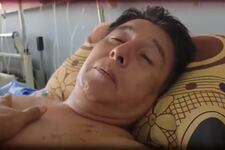 Roly Ortiz habla desde el hospital: “No siento mi pierna, está muerta”