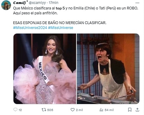 Memes del Miss Universo 2024