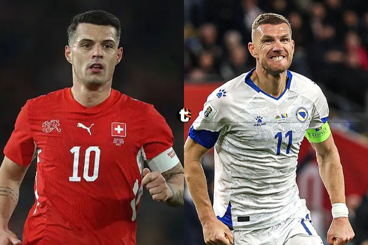 Xhaka y Dzeko son dos leyendas de Suiza y Bosnia
