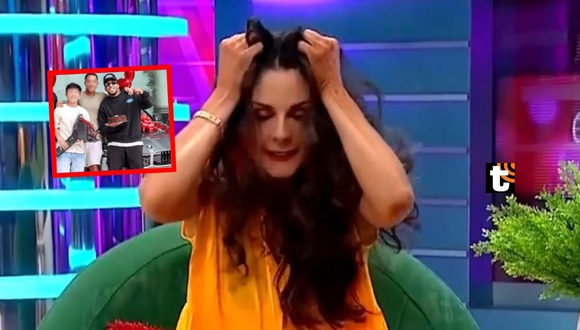 Rebeca 'enloqueció' por lujoso auto que Farfán regaló a su hijo