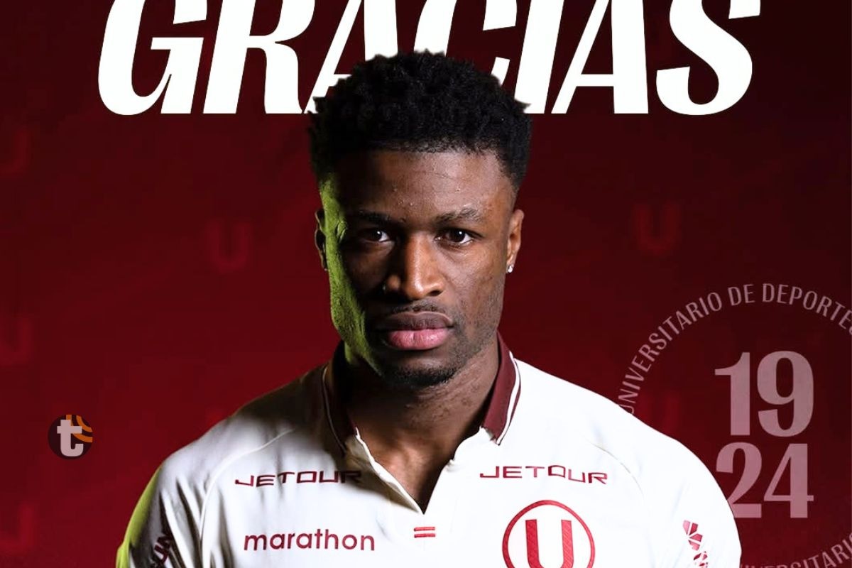 Sekou Gassama recibió la despedida y la gratitud del cuadro estudiantil (Foto: @universitario)
