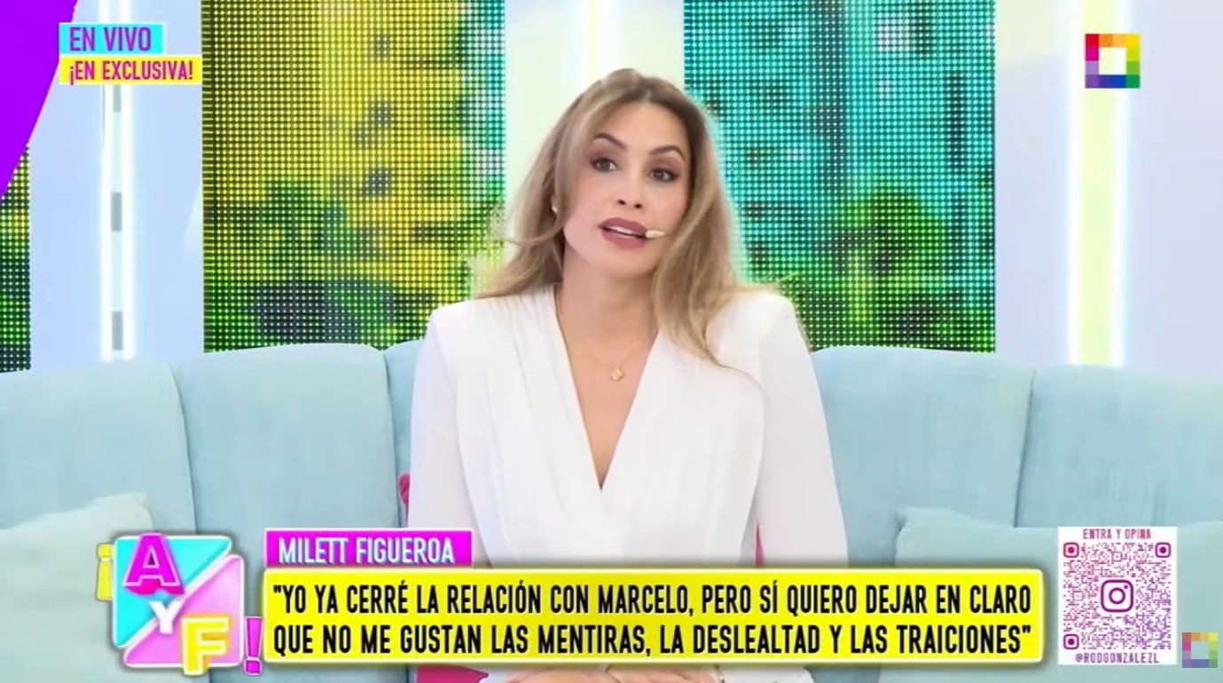 Milett habla de su vínculo con Tinelli y el por qué terminaron.
