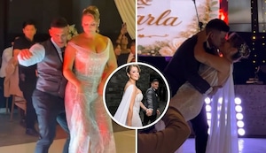 ¡Recién casados! Así fue la celebración de Christian Domínguez y Karla Tarazona en Huaral