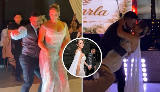 ¡Recién casados! Así fue la celebración de Christian Domínguez y Karla Tarazona en Huaral