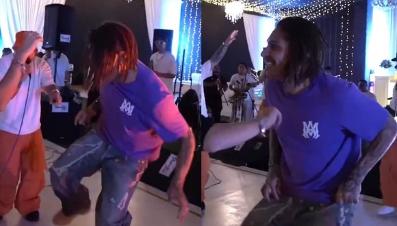 TROME | Los pasitos de Paolo Guerrero en la fiesta de Ana Paula Consorte (Amor y Fuego)