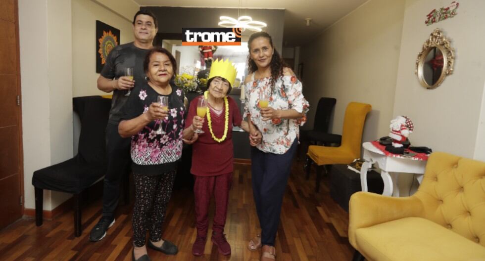 Victoria García Gil nació en San Vicente de Cañete. No se casó ni tuvo hijos, pero es feliz con el amor de su familia y recibirá con alegría el nuevo año 2022. (Entrevista: Isabel Medina / Foto: Giancarlo Ávila / Trome)