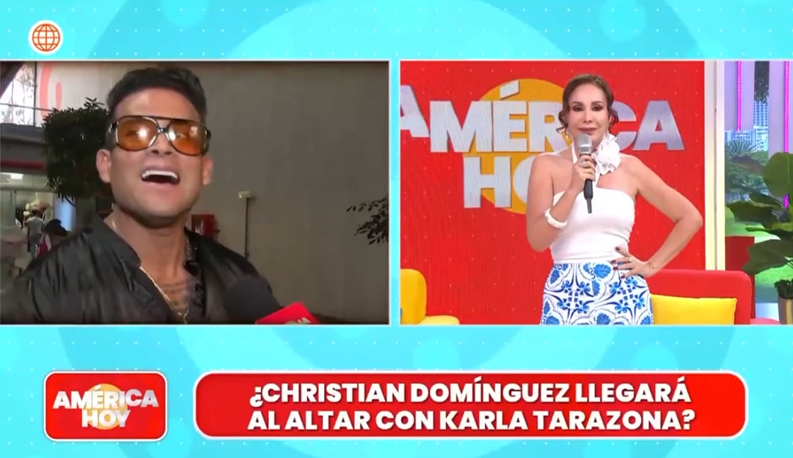 Christian Domínguez asegura que este 2026 se casará por civil con Karla Tarazona.