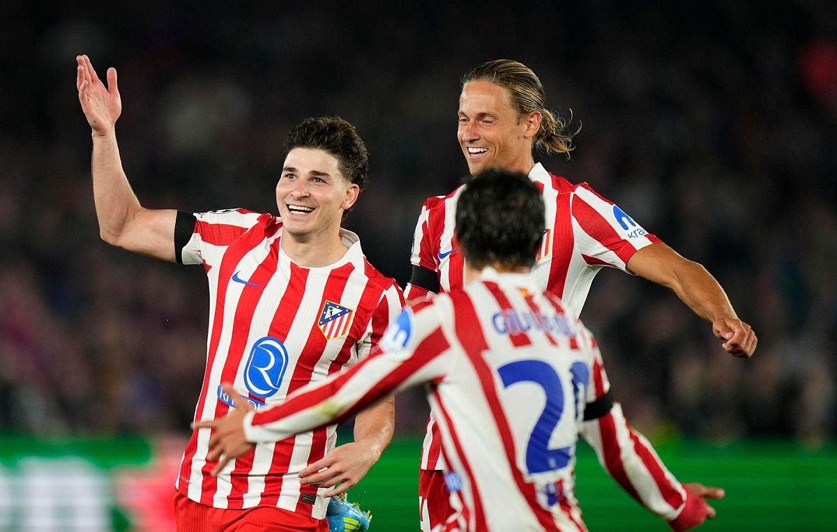 Atlético Madrid se impuso en el juego de ida ante Barcelona por los cuartos de final de la Champions League | Foto: EFE / Siu Wu.