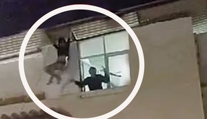 Joven intenta arrojarse del tercer piso para evitar ser ultrajada sexualmente por el hijo de su jefe