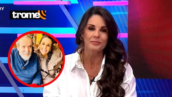 Rebeca Escribens saluda a su papá fallecido