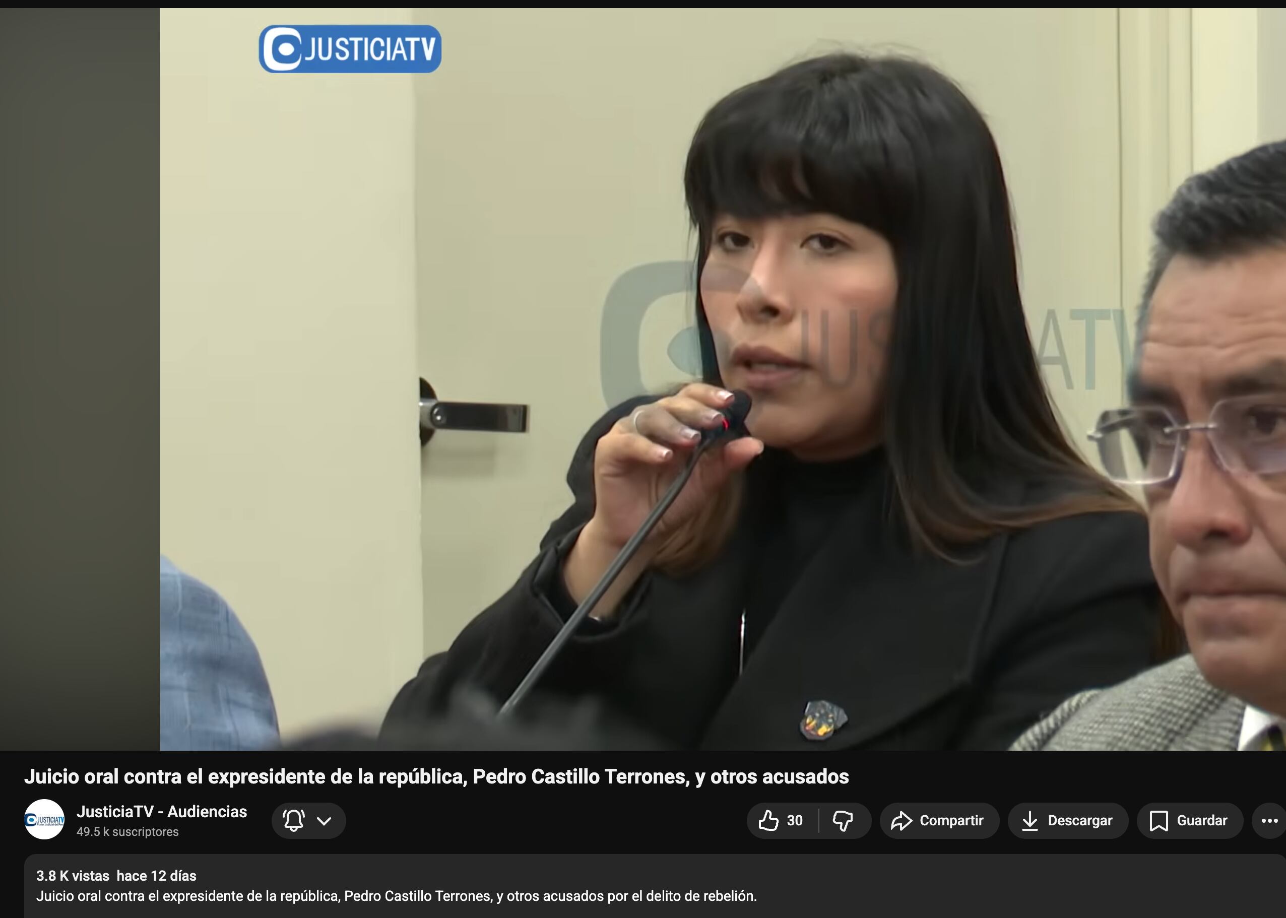 Betssy Chávez acudió por última vez el 19 de octubre a la audiencia del juicio oral en su contra por el Golpe de Estado.