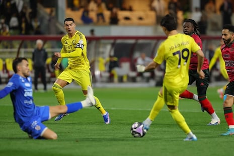 Cristiano Ronaldo anotó su gol 961, en la goleada de Al Nassr 3-0 sobre el Al Kholood | VIDEO