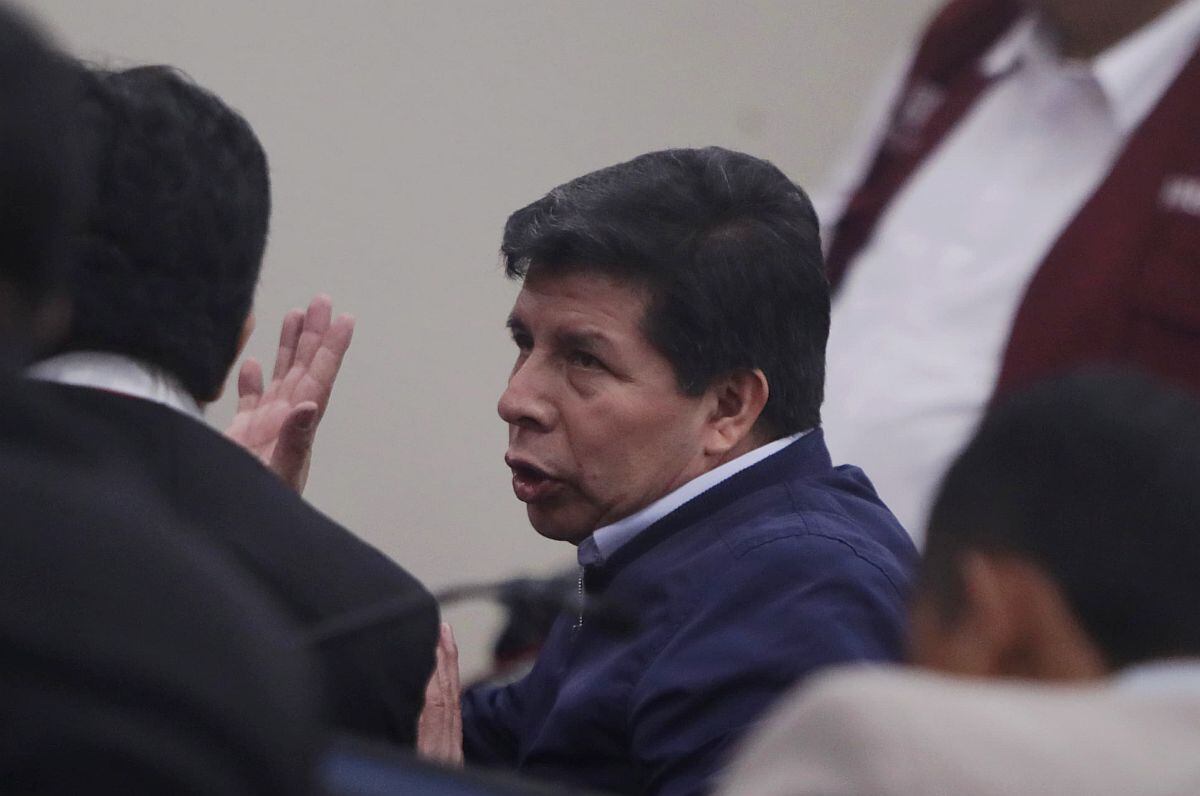 Pedro Castillo insiste en que no quiere tener abogado para boicotear el juicio. (Foto: Alessandro Currarino / @photo.gec)