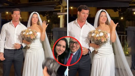 Rosángela Espinoza bromea con Patricio Parodi y recrea su “boda” tras foto viral con el presidente José J...