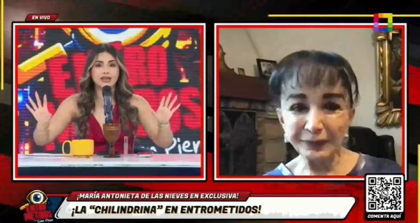 'La Chilindrina' reconoce que no debieron verla mal de salud en Perú.
