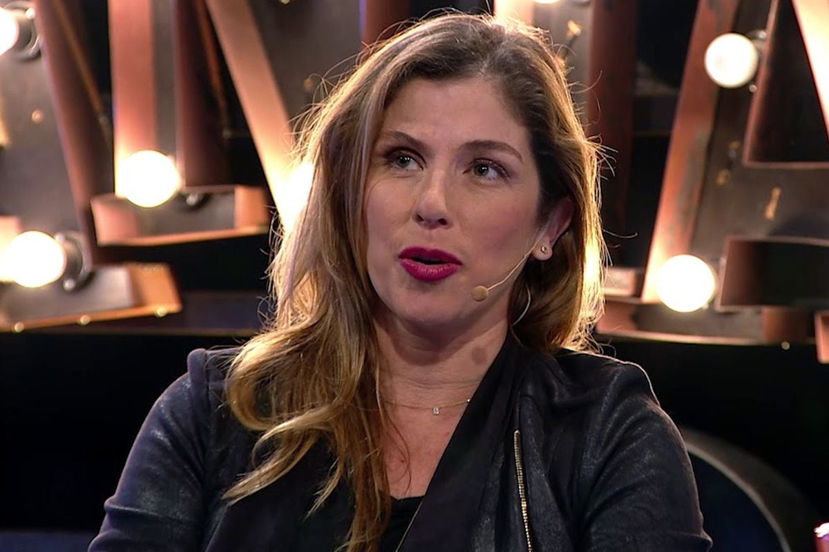 Bárbara Cayo en el programa “Wantan Night” de Carlos Carlín (Foto: Plus TV / YouTube)