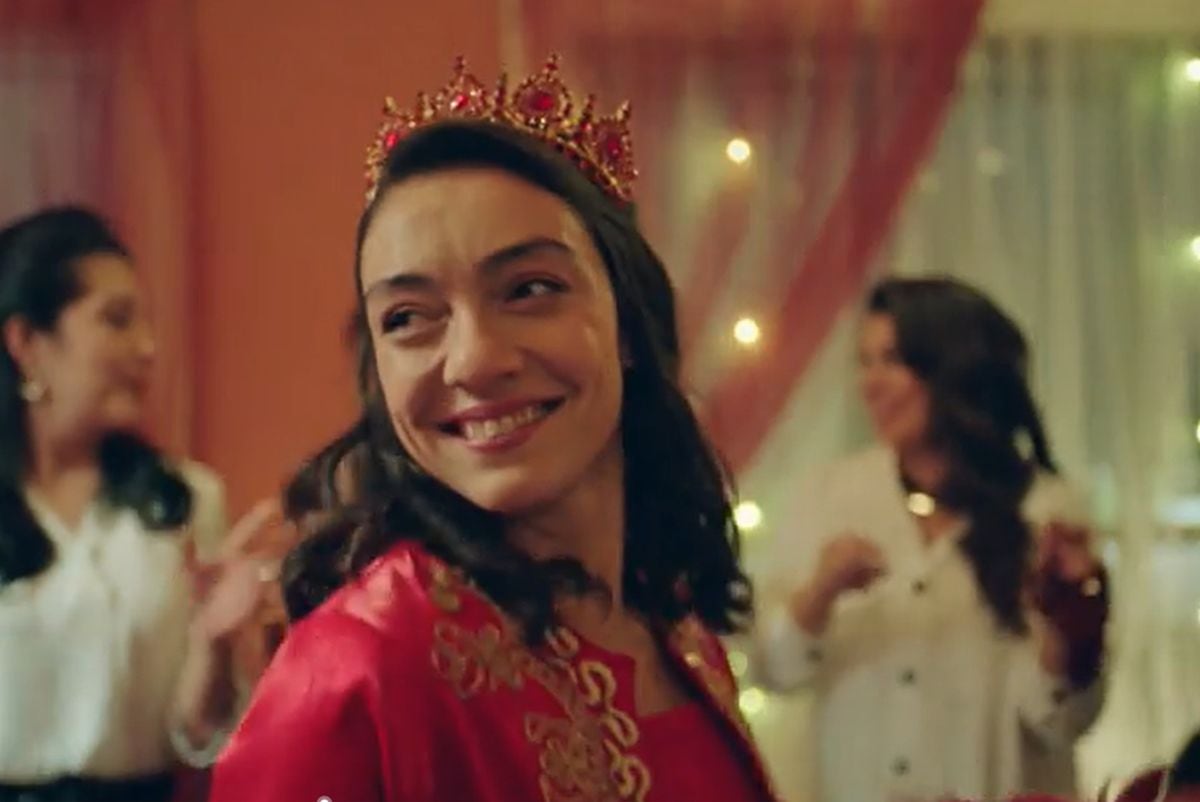 Gülben durante una escena de la telenovela "Inocentes" (Foto: OGM Pictures).