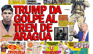 TRUMP DA GOLPE AL TREN DE ARAGUA