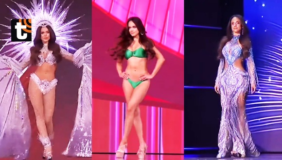 TROME - Karla Bacigalupo se luce en el escenario del Miss Universo 2025
